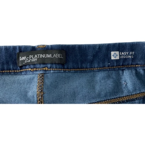 Lee Platinum Label Easy Fit Legging Jeans Dark Wash Women XL - Picture 4 of 11